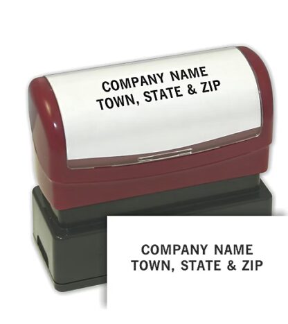 Two Line Custom Stamp