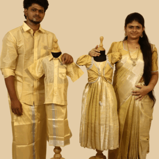 Traditional Family Combo – Matching Ethnic Wear for the Whole Family 1